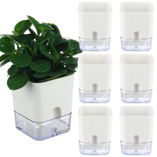 Self Watering Rectangular Planter for Indoor Plants By Planterhoma - Image 4
