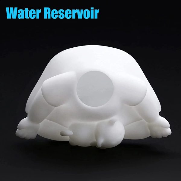3D Printed Cute Face Planter Pot- Yogo Girl Face Planter with a Cat - Image 6