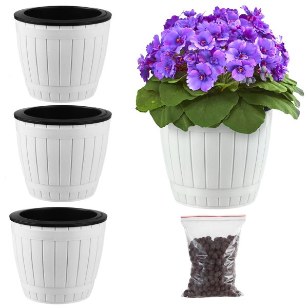 Inexpensive Self Watering African Violet Pot for Sale- Pack of 3