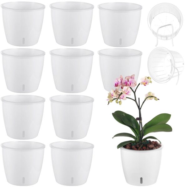 Self Watering Planter for African Violet With Indicator (Clear Insert) - Image 9