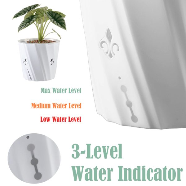 3 Pack 6 Self-Watering Planter with Air Holes And Water Indicator - Image 6