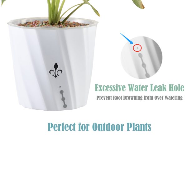 3 Pack 6 Self-Watering Planter with Air Holes And Water Indicator - Image 7